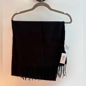 Style & Co Black Knit Scarf OS
